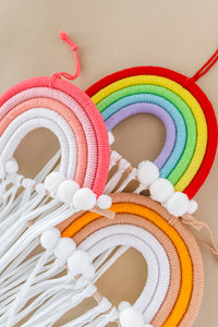 Pinky Rainbow Bow Organizer