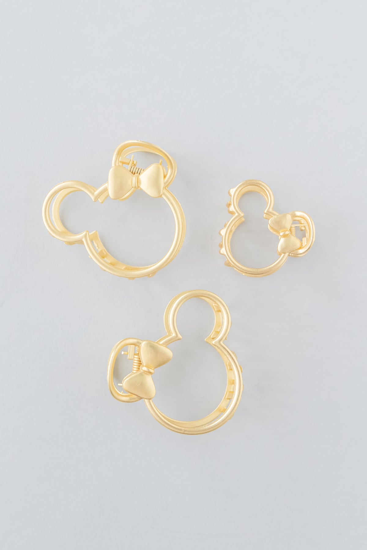Large Gold Minnie Claw Clip | Happiest Place Collection