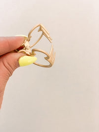 Gold Minnie Claw Clip | Happiest Place Collection