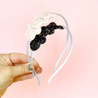 Black Sparkle Mouse Headband | Happiest Place Collection