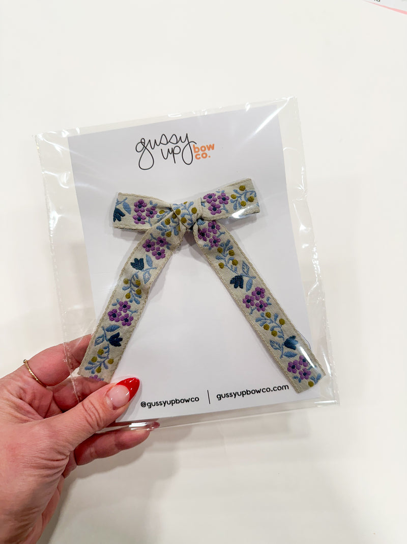 August 24 Crochet Floral Bow