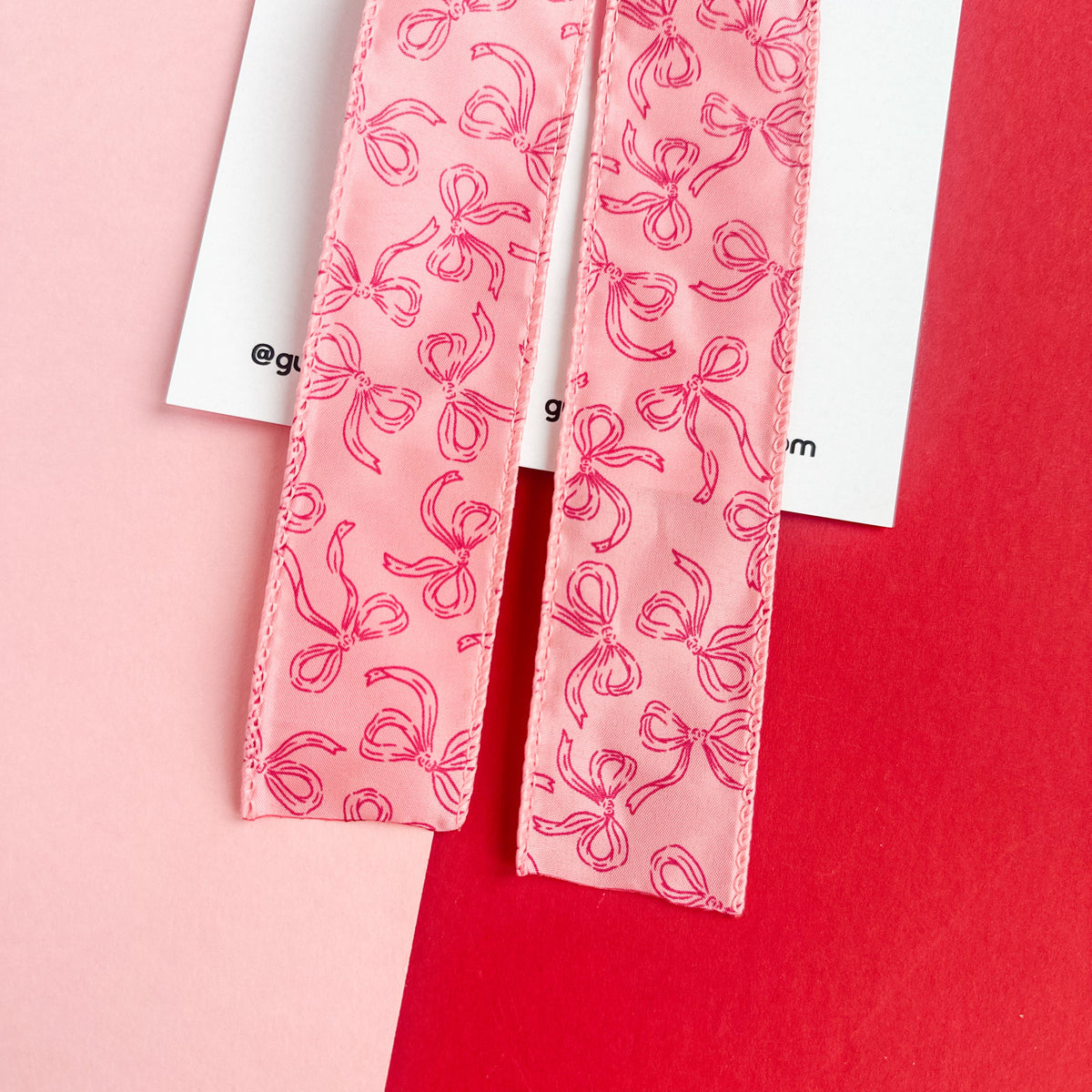 All The Bows Ribbon Bow Pigtail Set