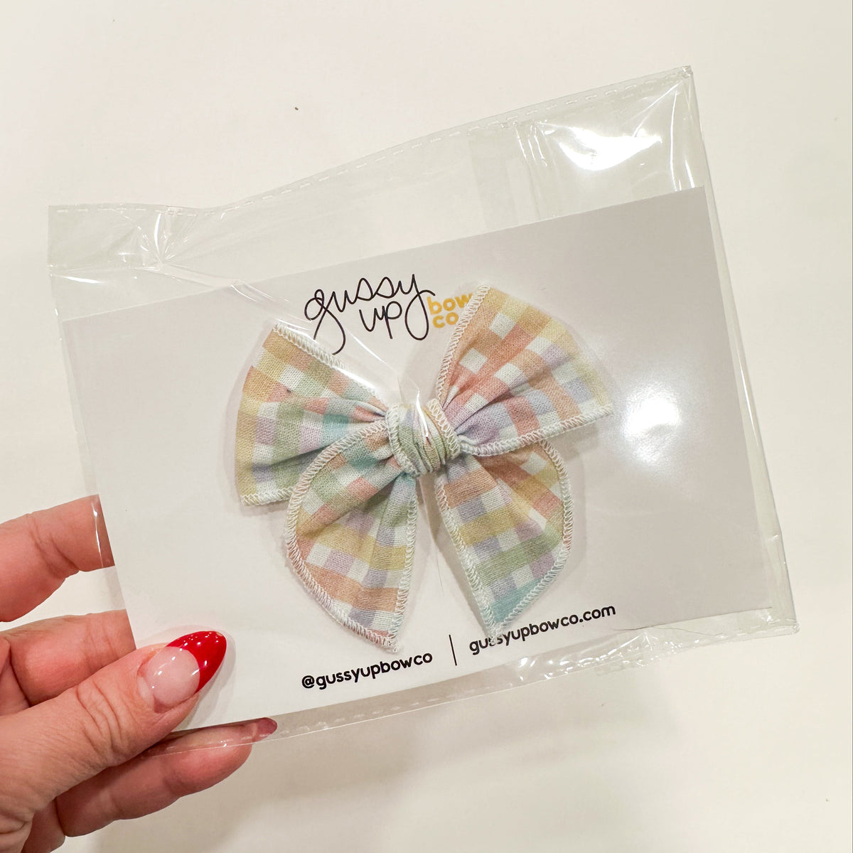 March 24 Plaid Whimsy Bow