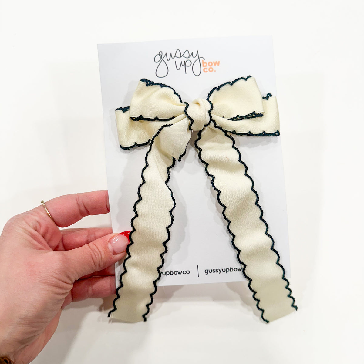 September 24 Black and White Bow