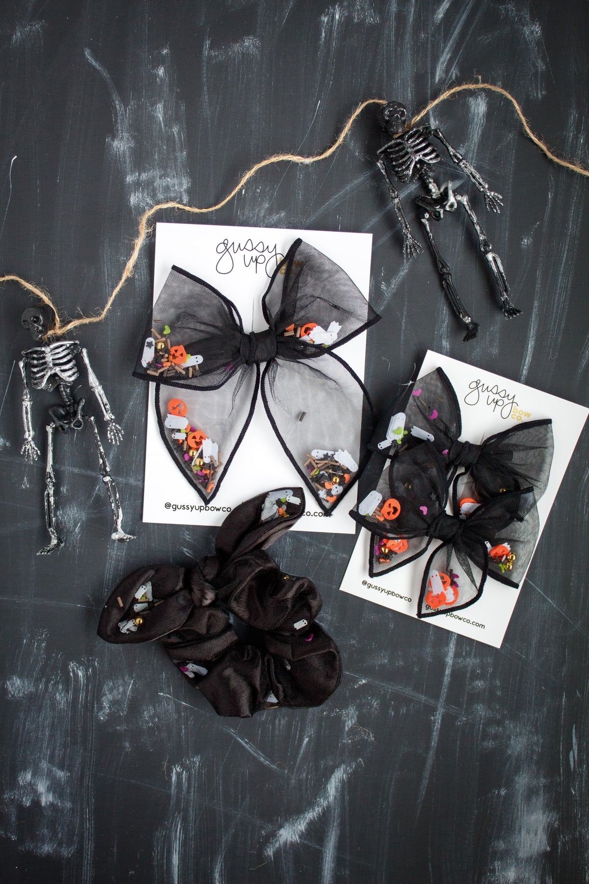 Ghosts in the Graveyard Shaker Whimsy Pigtail Set | Halloween 24 Collection