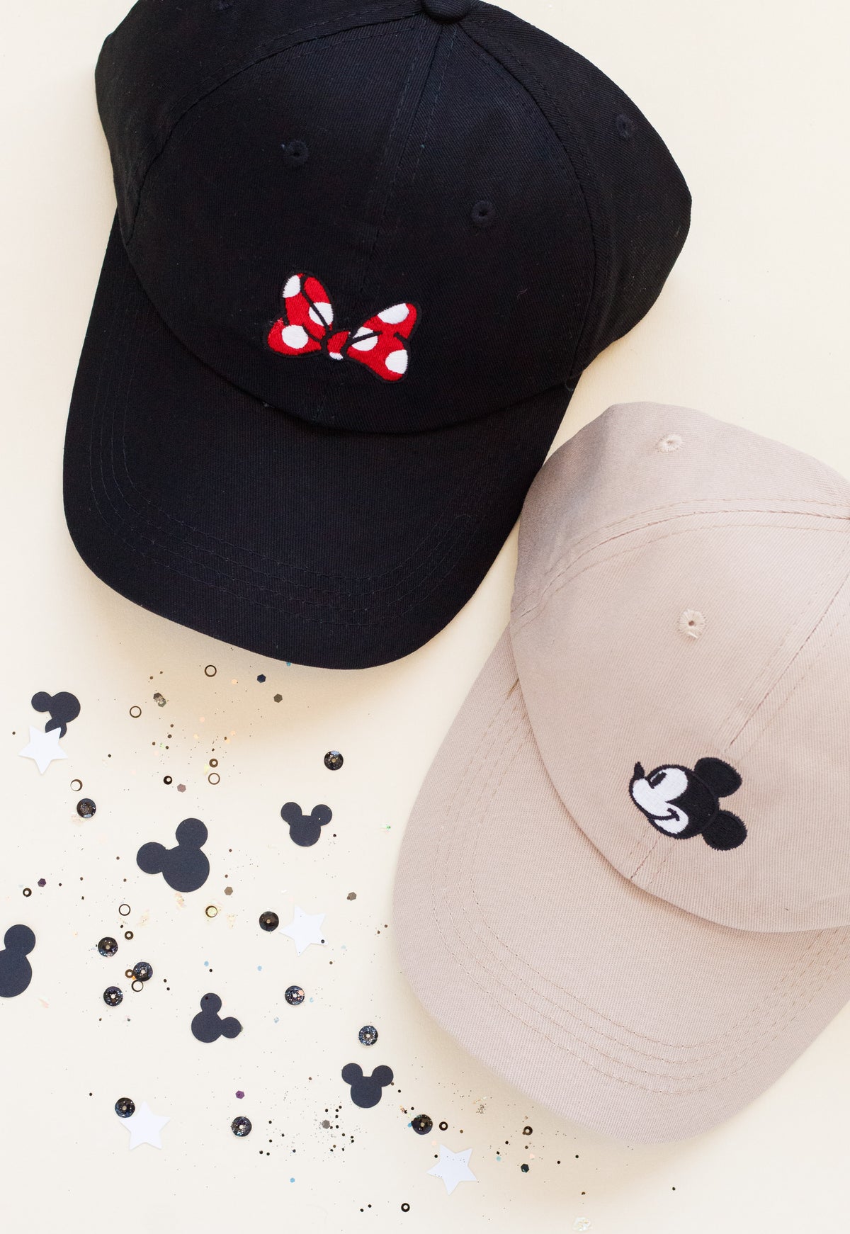 Minnie Bow Embroidered Baseball Hat