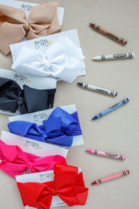 Royal Blue Glam Bow | Back to School 24 Collection