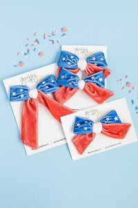 USA Sequin Extra Bow