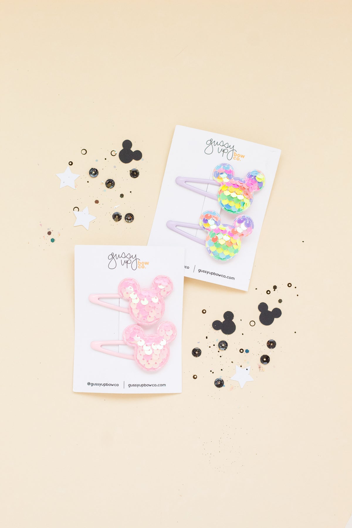 Pink Sequin Mouse Clip Set | Happiest Place Collection