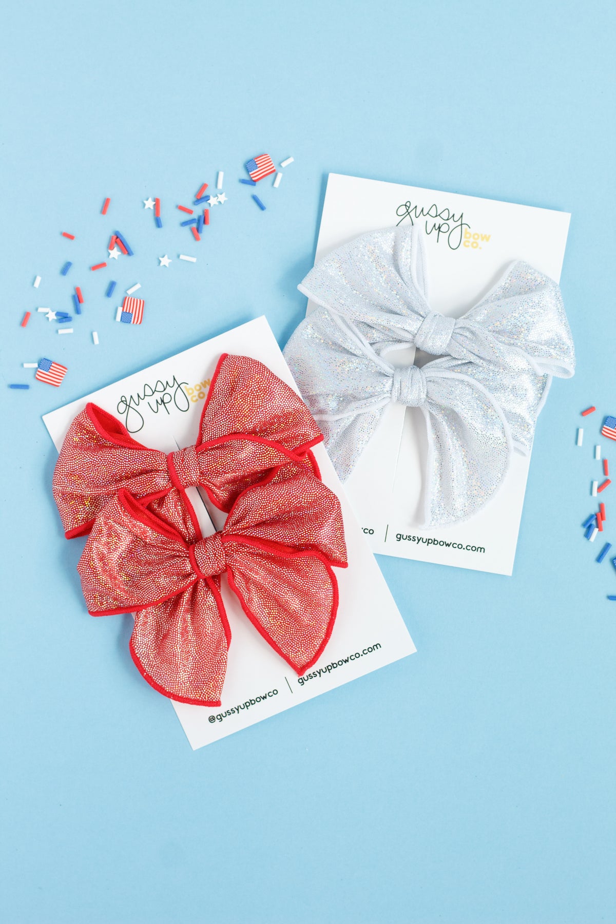Red Shimmer | Whimsy Bow