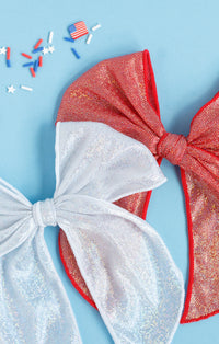 Red Shimmer | Whimsy Bow