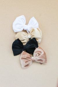 Cream Velvet | Bubble Bow (Copy)