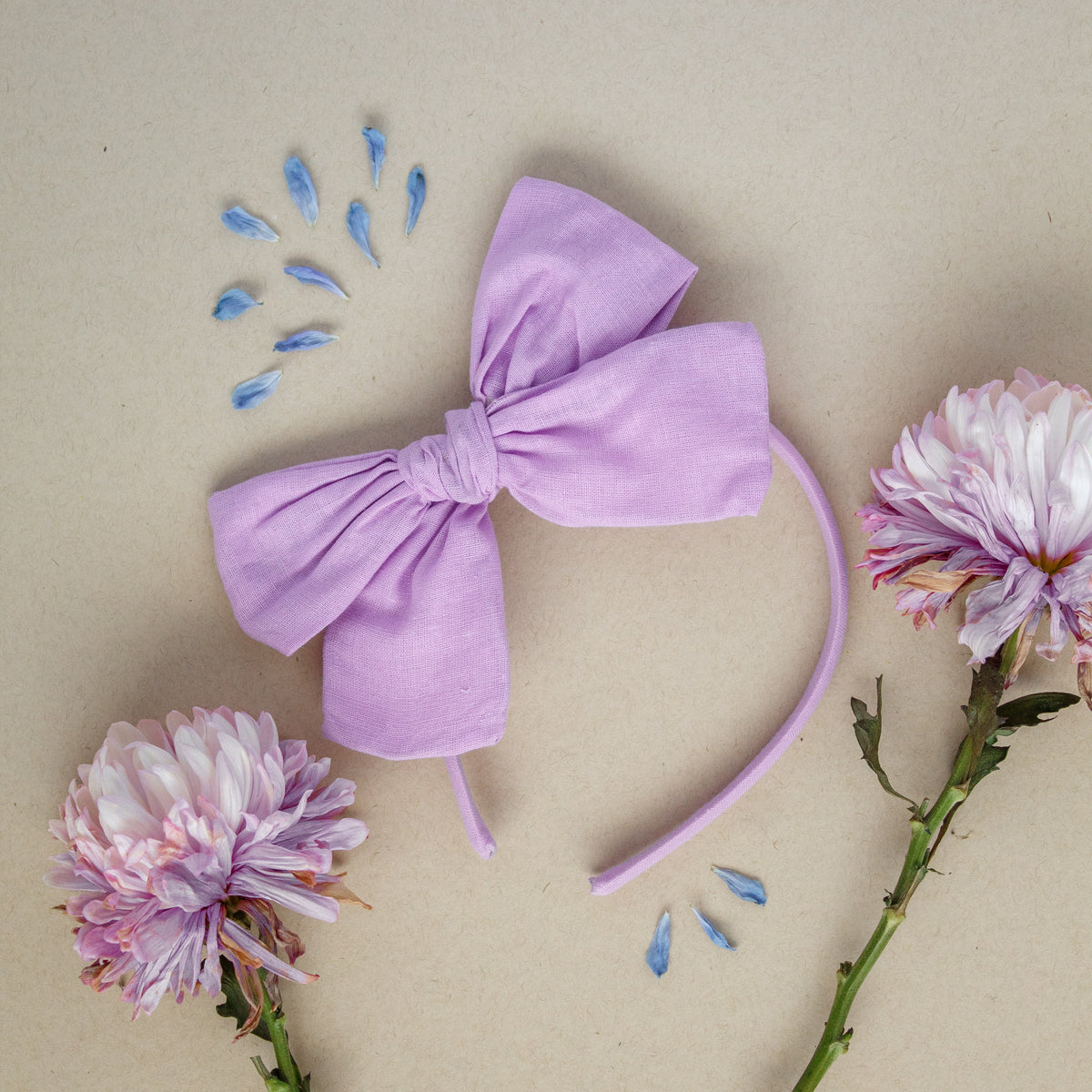August 24 Purple Hard Headband