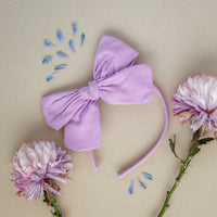 August 24 Purple Hard Headband