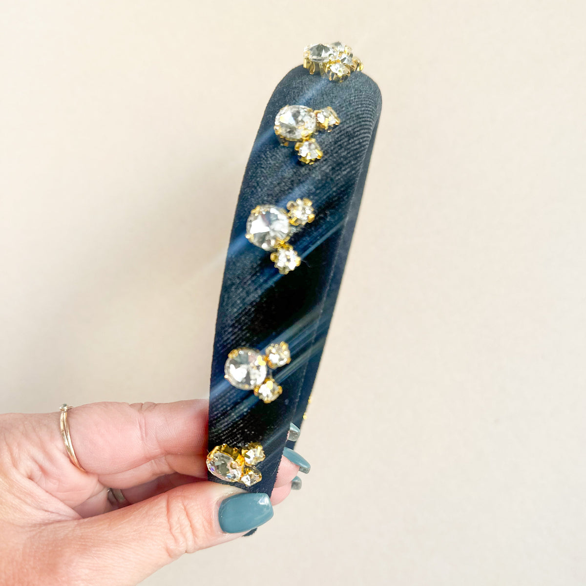 Black Jewel Mouse Headband