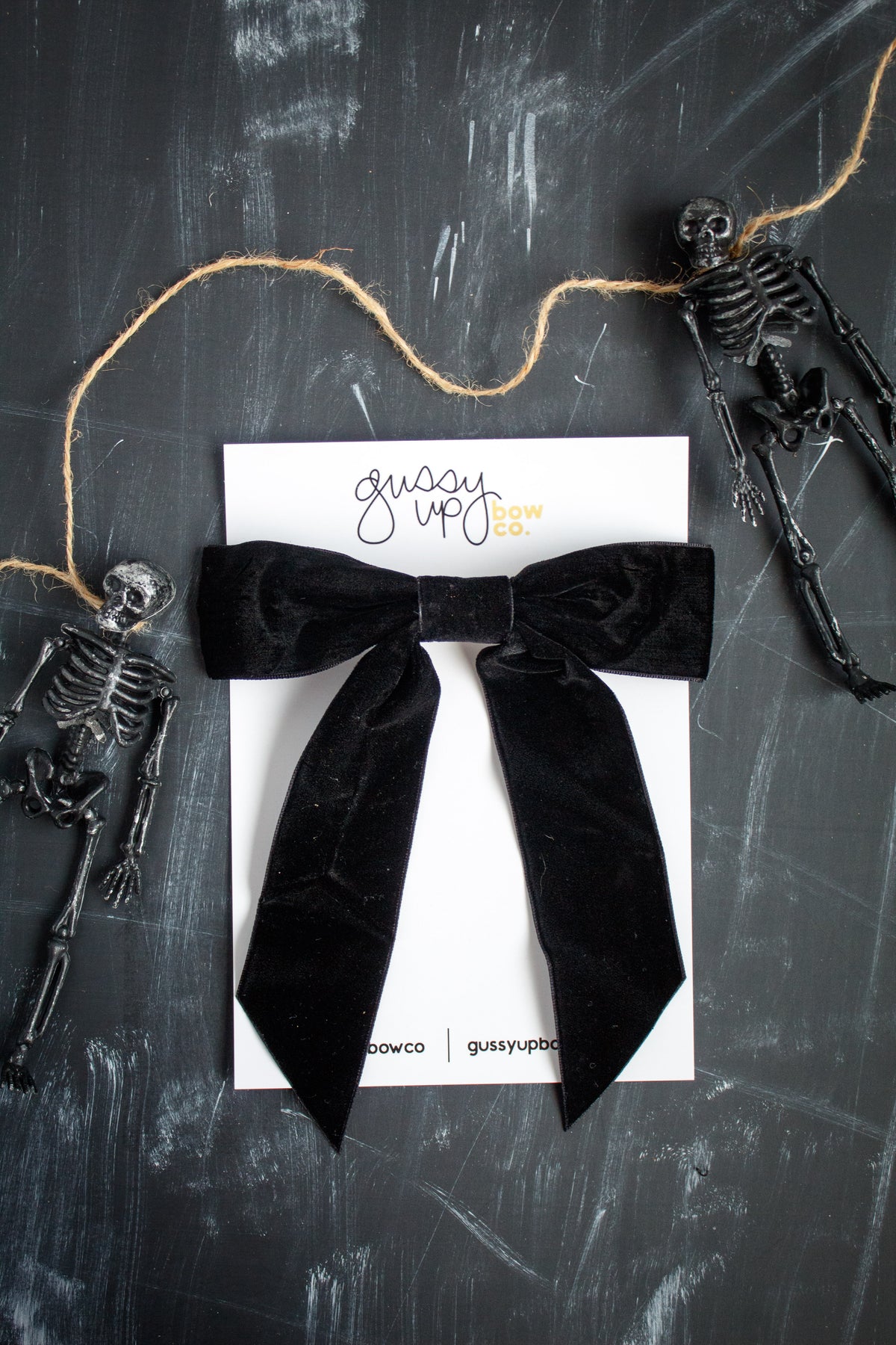 Black Velvet Barrette | Halloween 24 Collection