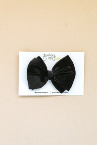 Black Velvet | Bubble Bow