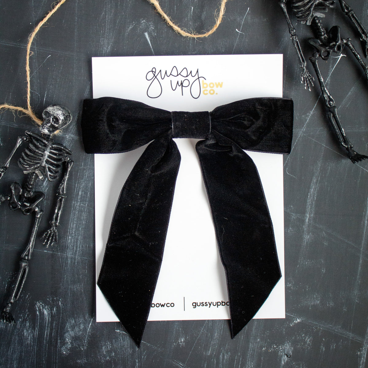 Black Velvet Barrette | Halloween 24 Collection