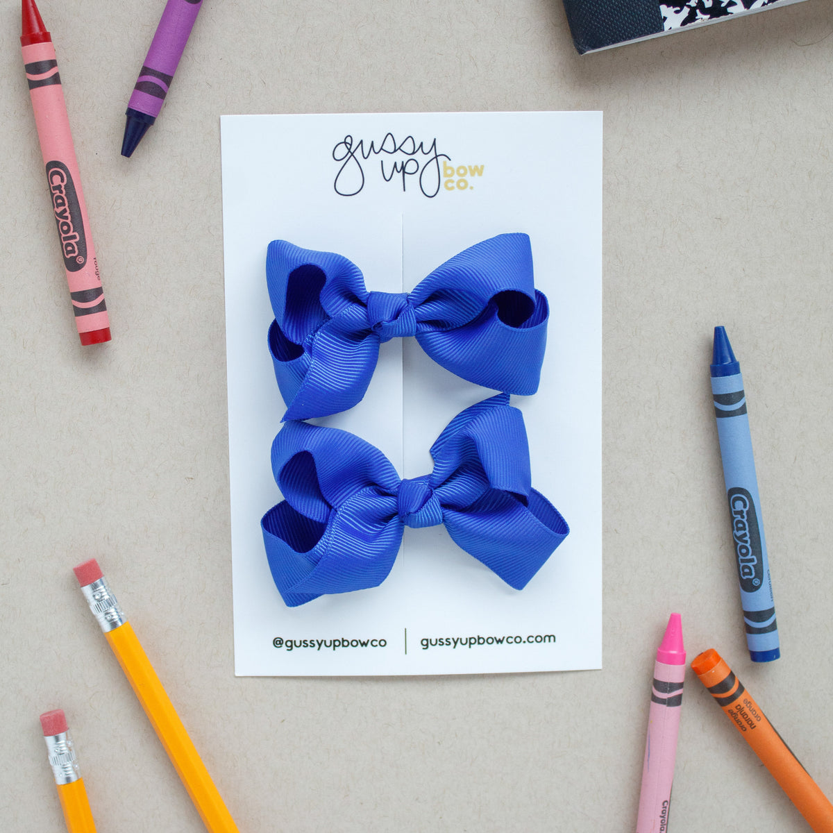 Royal Blue Glam Pigtail Set | Back to School 24 Collection