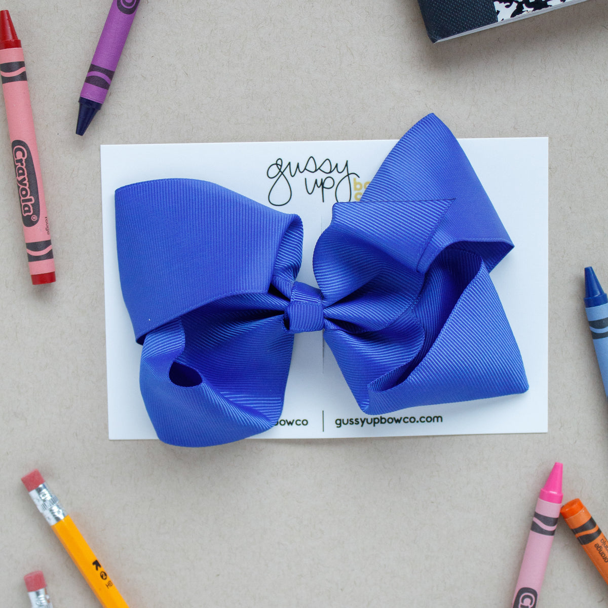 Royal Blue Glam Bow | Back to School 24 Collection