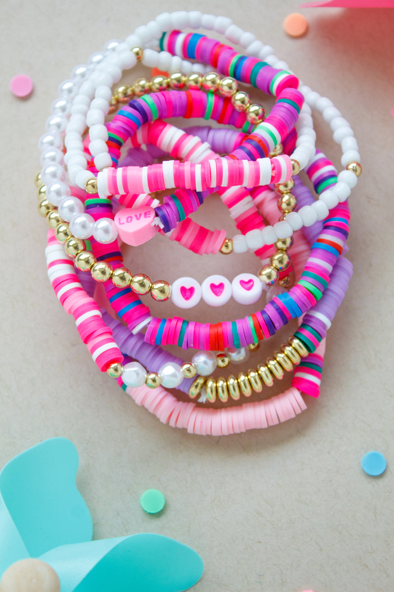 Pink Summer Bracelet Bundle | Neon Summer Collection