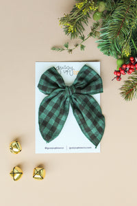 Balsam Buffalo Check | Whimsy Bow