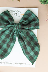 Balsam Buffalo Check | Whimsy Bow