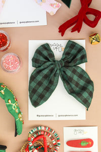 Balsam Buffalo Check | Whimsy Bow