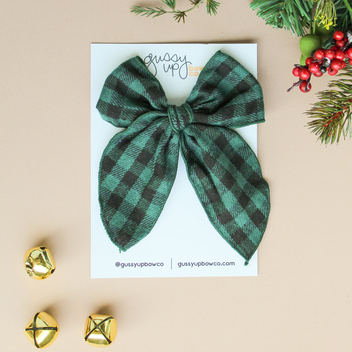 Balsam Buffalo Check | Whimsy Bow