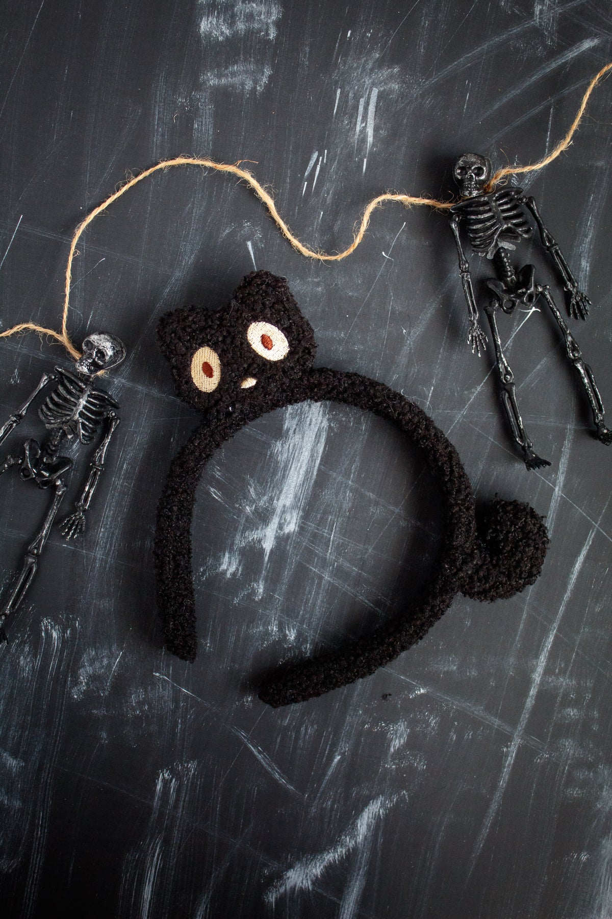 Black Cat Plush Headband | Halloween 24 Collection