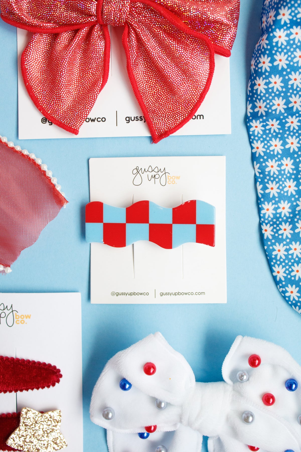 Patriotic Pearl | Whimsy Bow