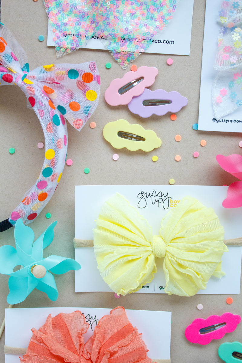 Fun Flower Clip Set | Neon Summer Collection