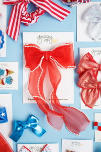 Gray Velvet Sparkle Star Snap Clip Set