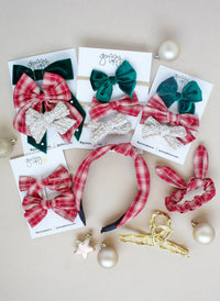 December 24 Plaid Hard Headband