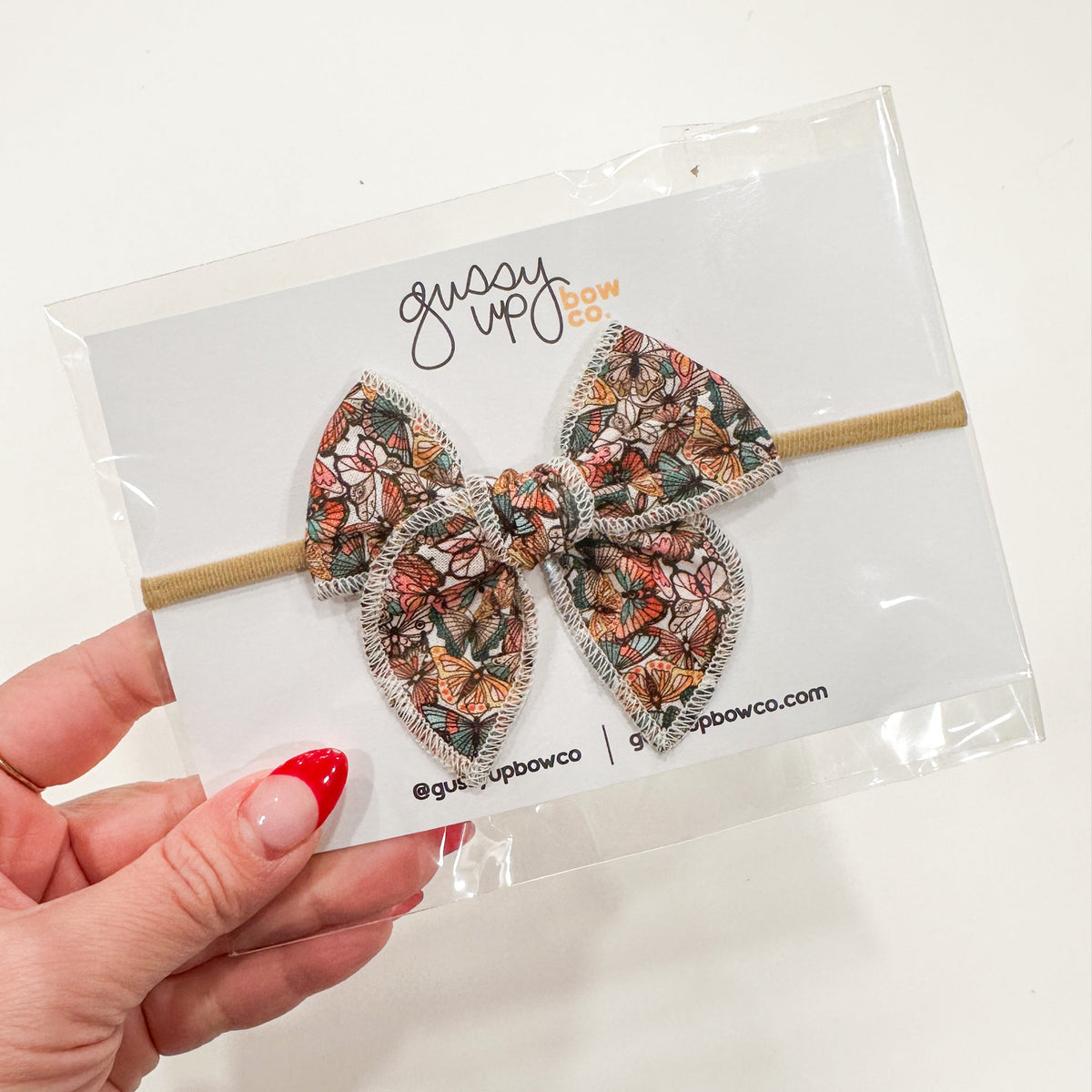 May Butterfly Whimsy Bow