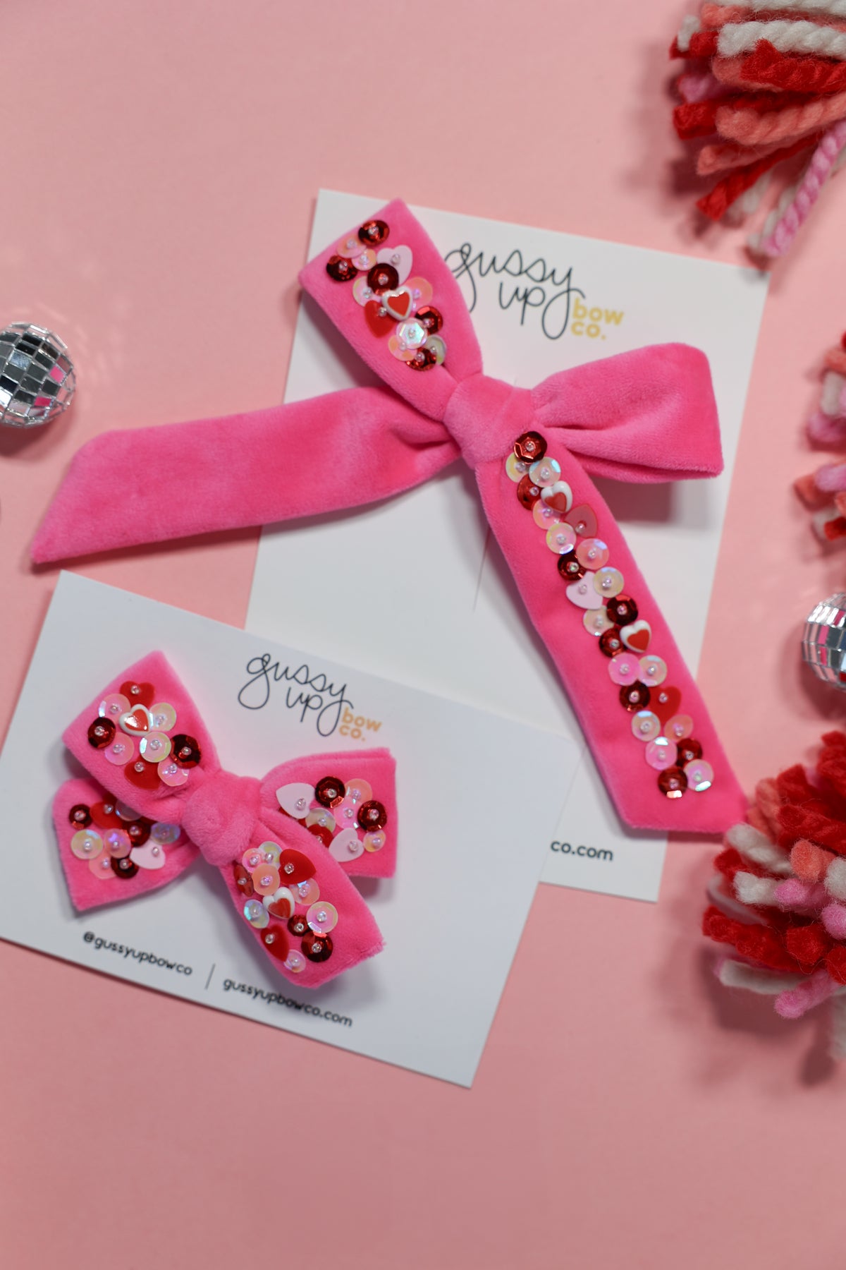 Love You Forever Sequin | Extra Bow