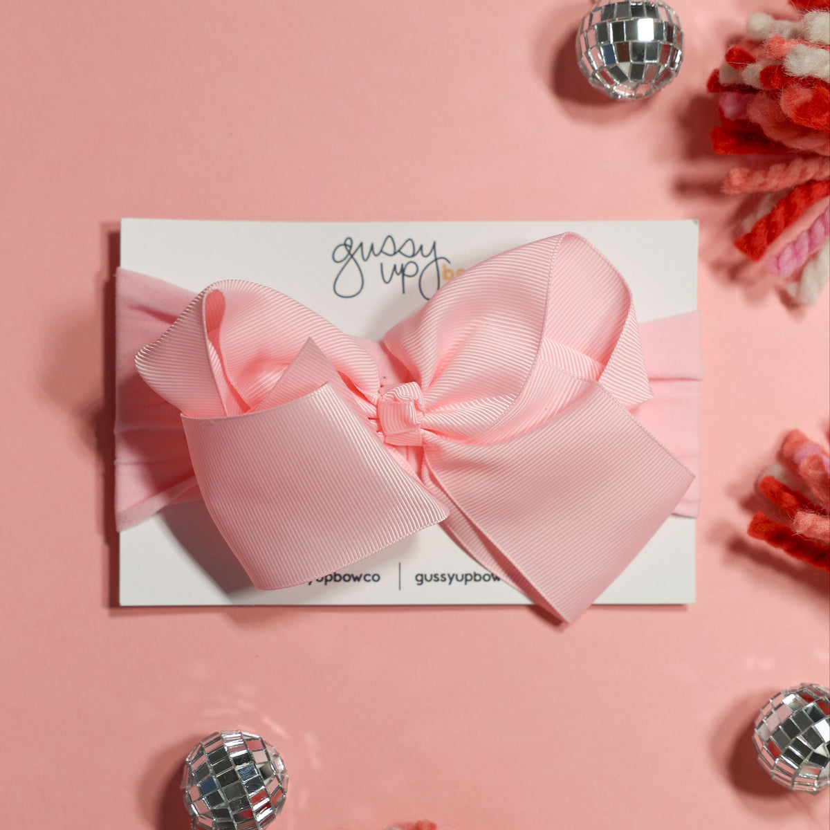 Light Pink Glam Bow