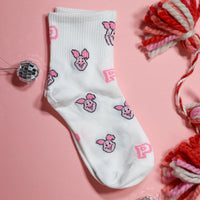 Varsity Pink Pig | Socks