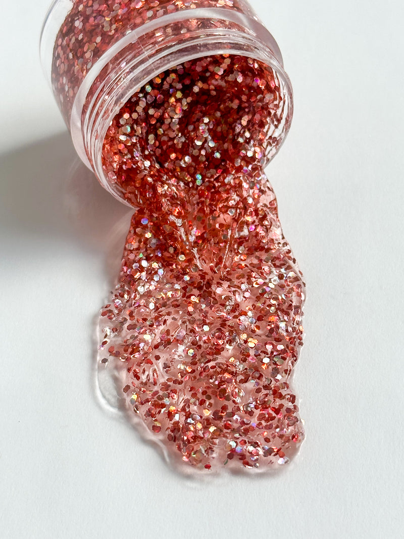 Biodegradable Rose Gold Hair Glitter – Gussy Up Bow Co.