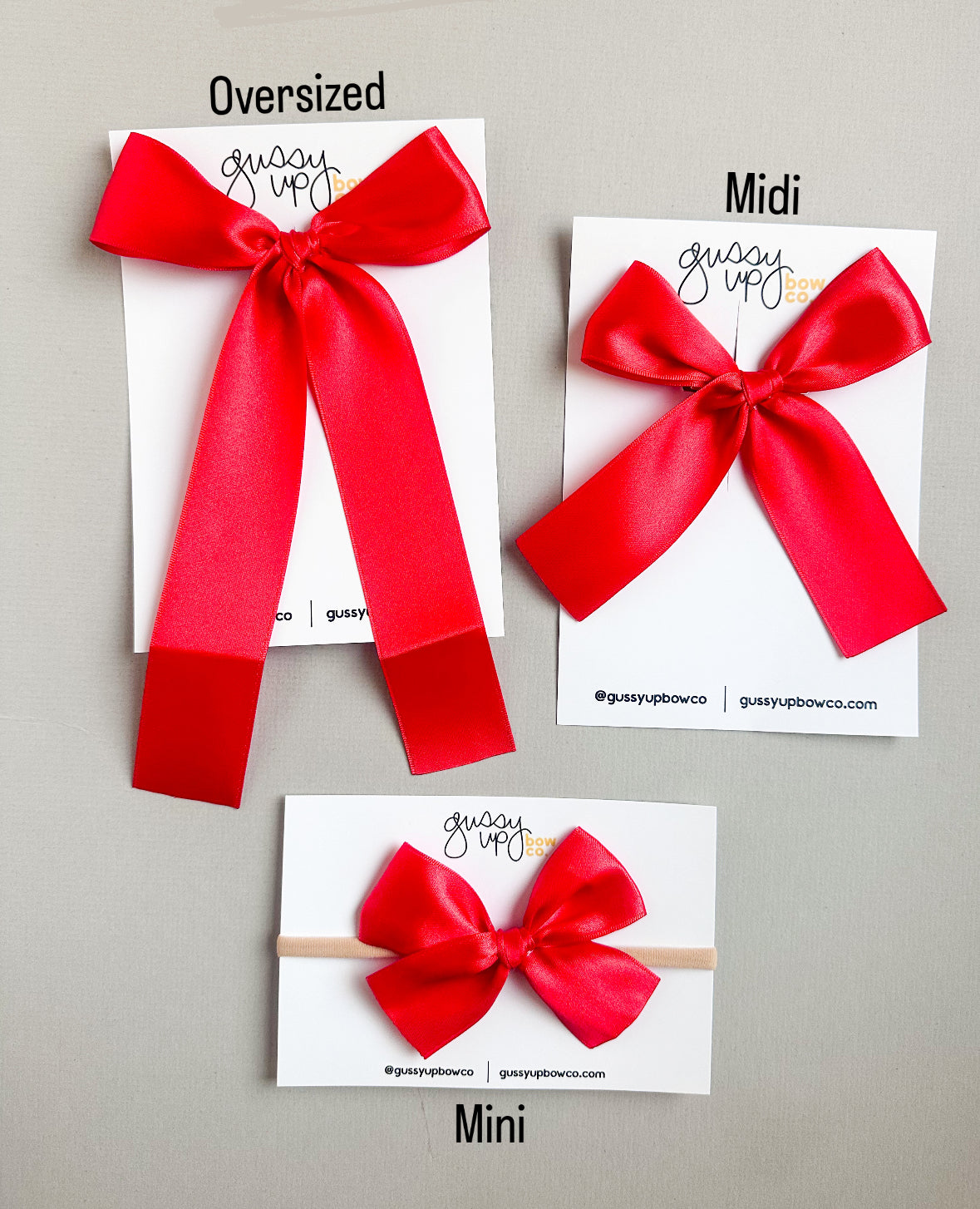 Red Satin Ribbon Ballerina Bow | Back to School 24 Collection