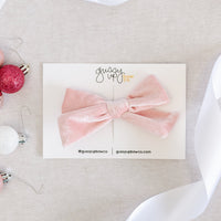 Ballerina Velvet | School Girl Bow