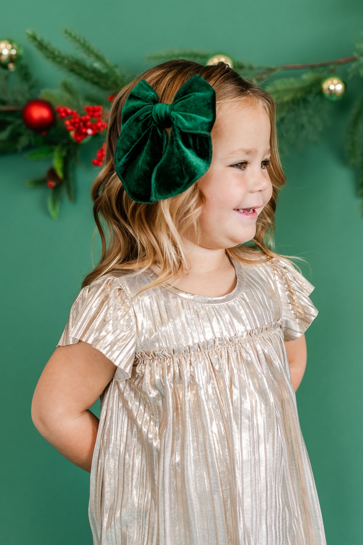 Evergreen Velvet | Whimsy Bow