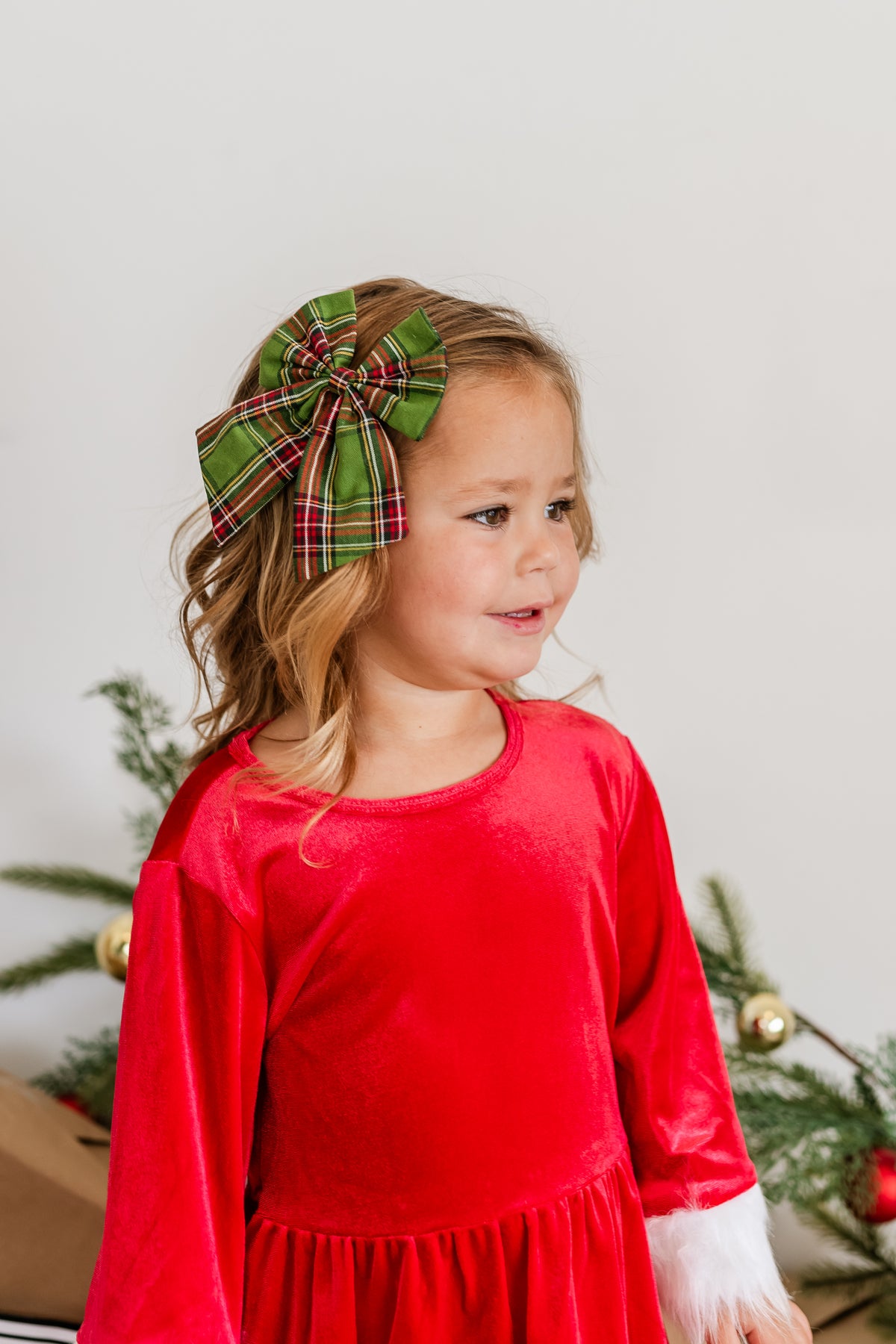 Tartan Sailor Bow Set | Christmas 24 Collection