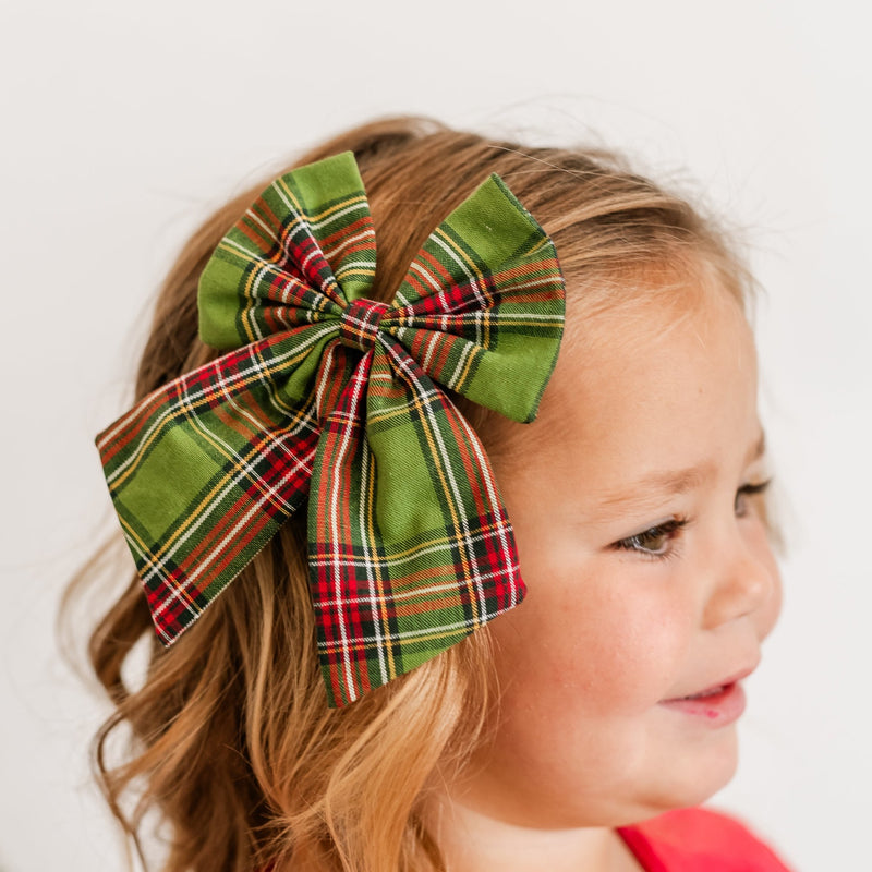 Green Tartan | Sailor Bow | Christmas 24 Collection