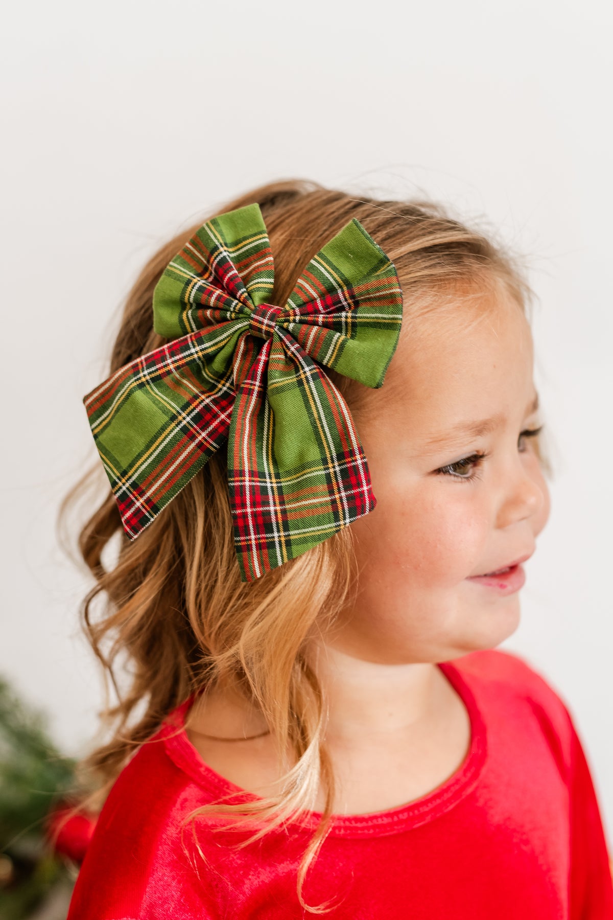 Tartan Sailor Bow Set | Christmas 24 Collection