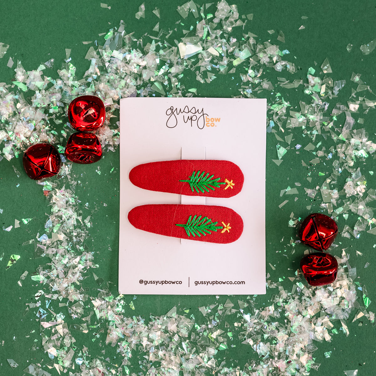 Oh Christmas Tree Red Snap Clip Set | Christmas 23 Collection