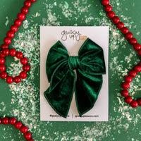 Evergreen Velvet | Whimsy Bow