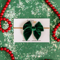 Evergreen Velvet | Whimsy Bow