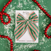 Santa Stripe | Whimsy Bow