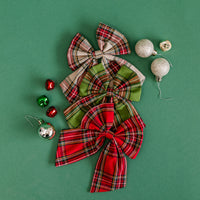 Red Tartan | Sailor Bow | Christmas 24 Collection